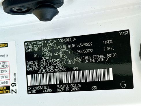 Used 2023 Lexus LX 600 F Sport image 45