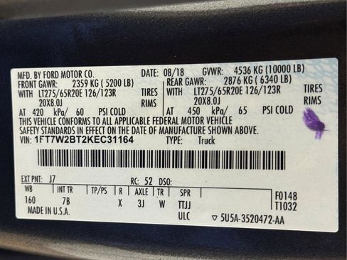 Used 2019 Ford F250 Platinum w/ Platinum Ultimate Package AWD/4WD image 77