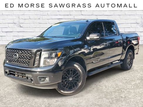 Used 2019 Nissan Titan SL w/ Midnight Edition AWD/4WD image 1