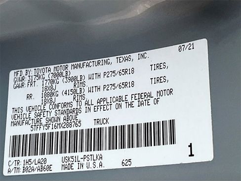 Used 2021 Toyota Tundra Limited w/ Limited Premium Package image 29