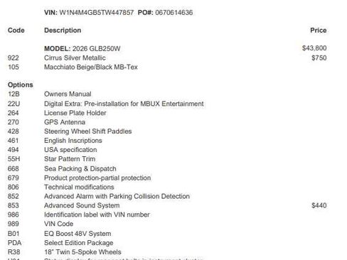 Used 2026 Mercedes-Benz GLB 250 image 32