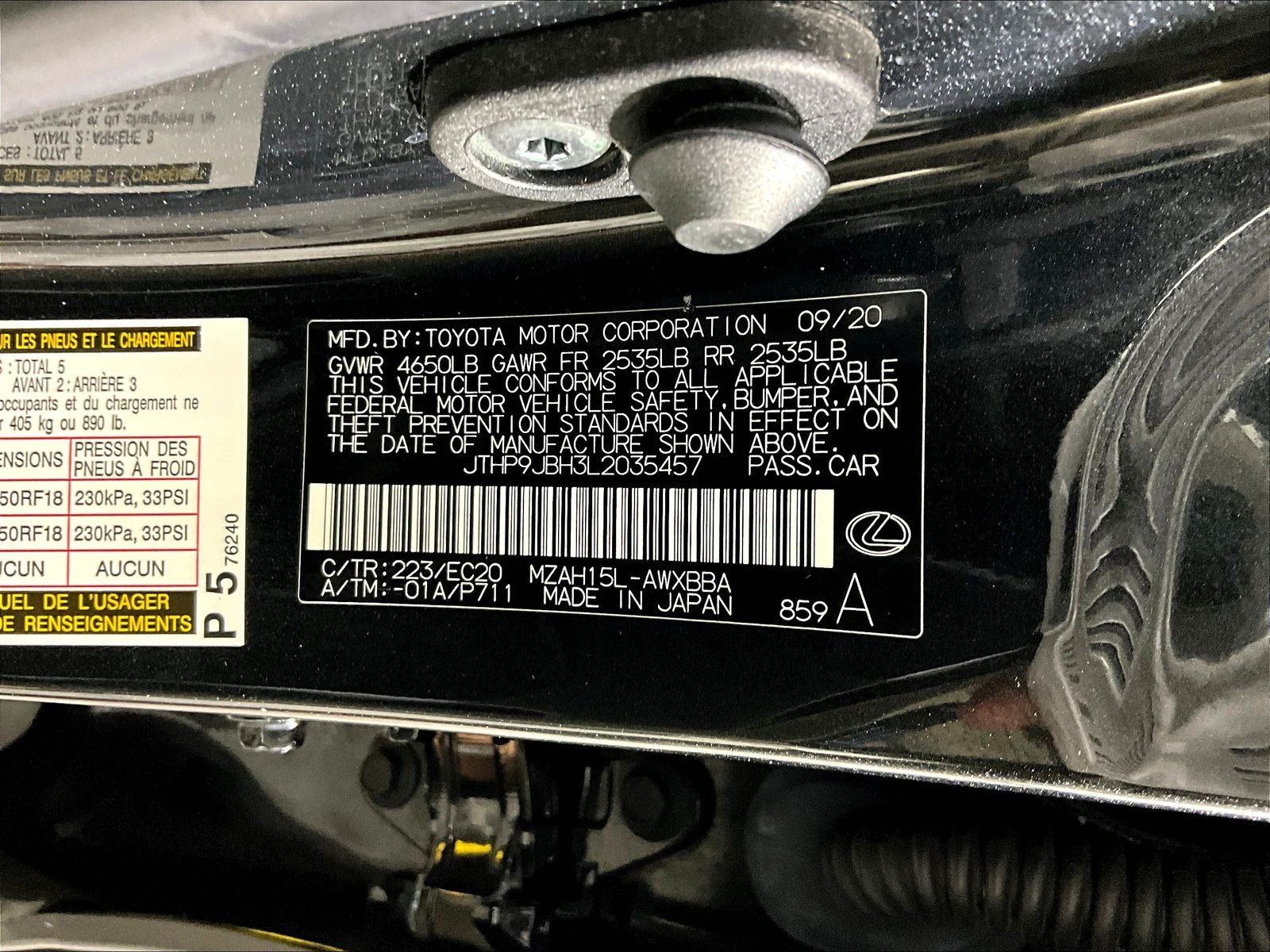 Used 2020 Lexus UX 250h w/ Premium Package AWD/4WD image 19