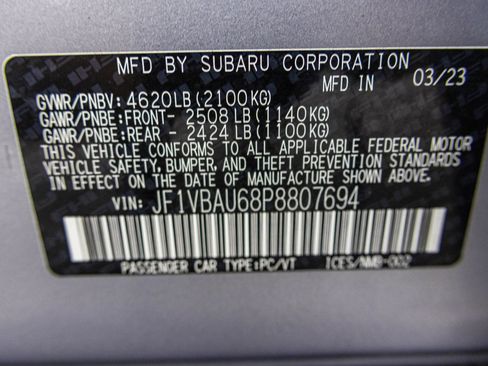 Used 2023 Subaru WRX GT AWD/4WD image 57