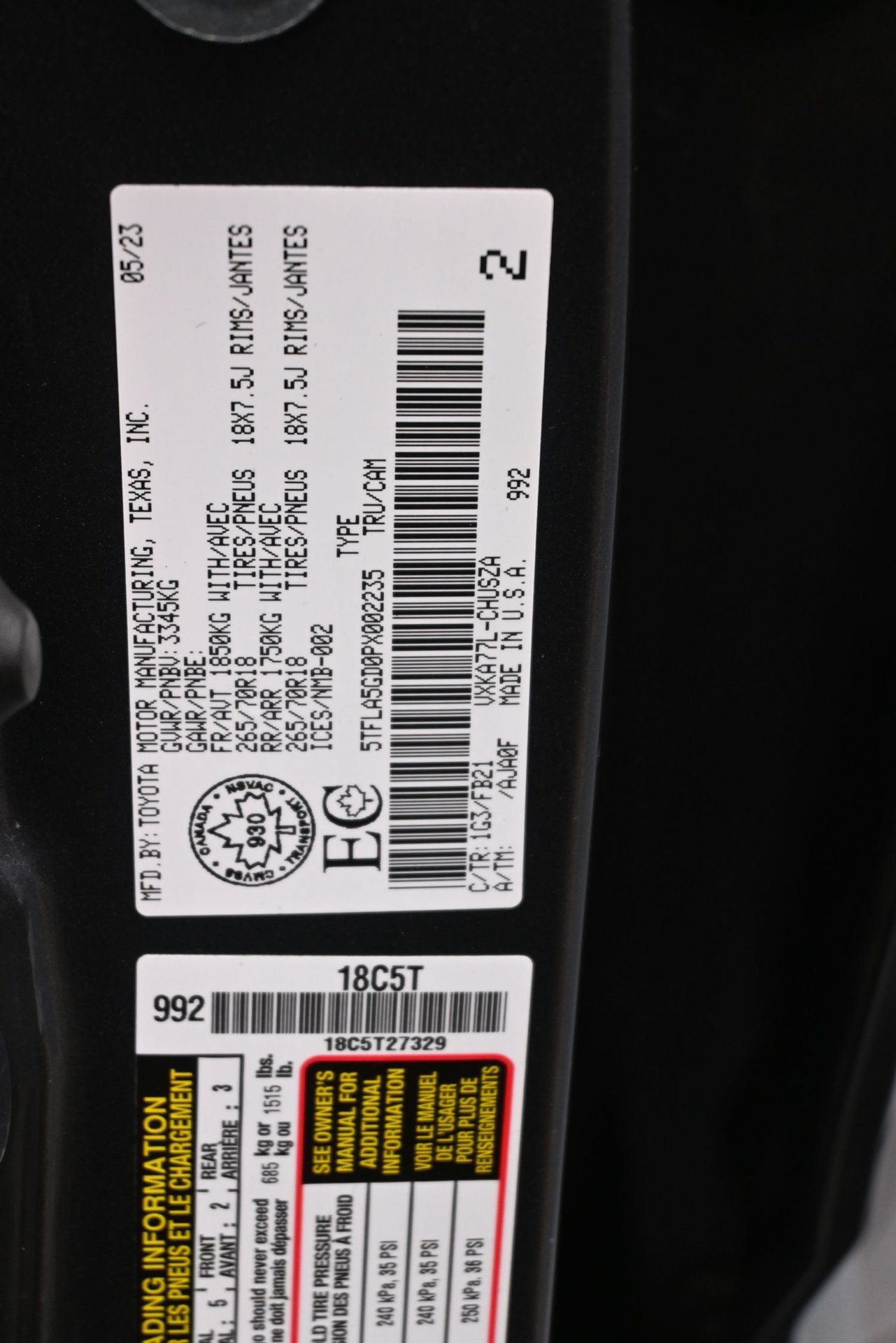 Used 2023 Toyota Tundra SR5 AWD/4WD image 23