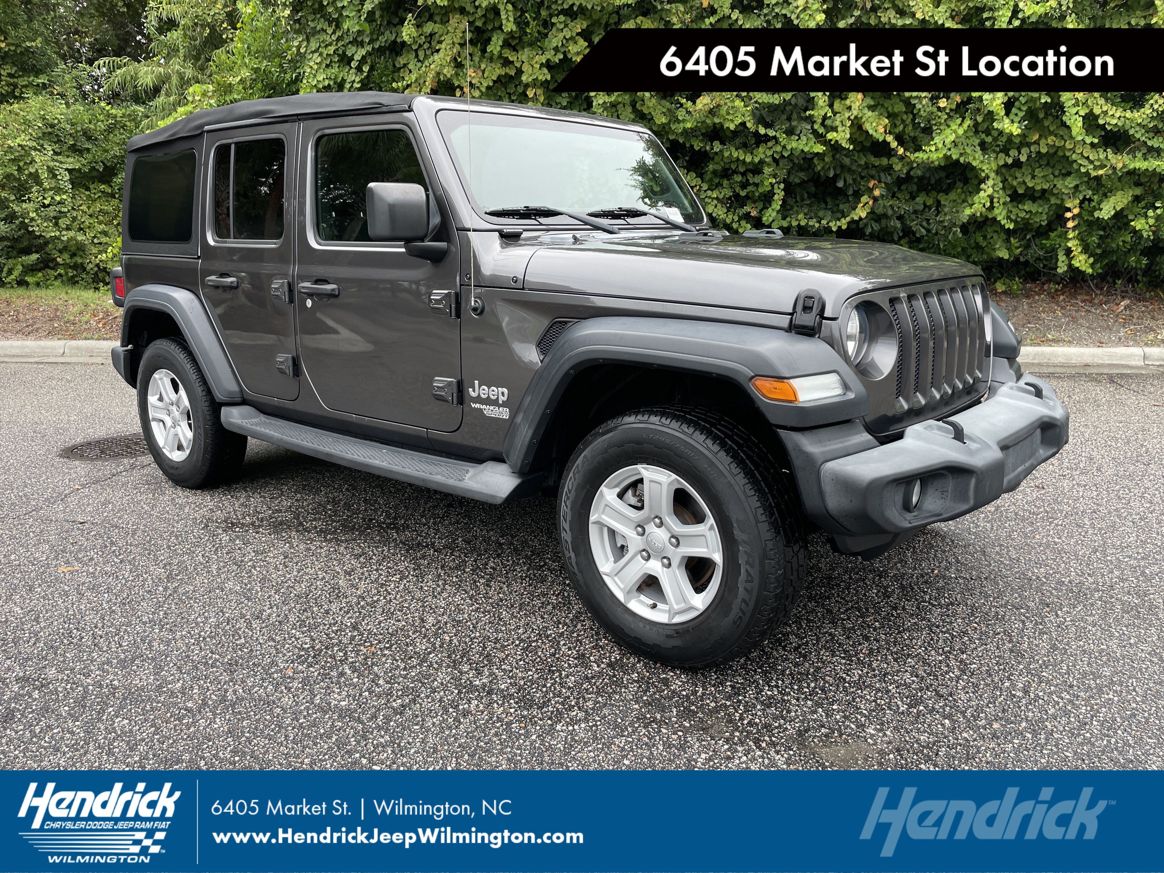 Used 2019 Jeep Wrangler Unlimited Sport S AWD/4WD image 1