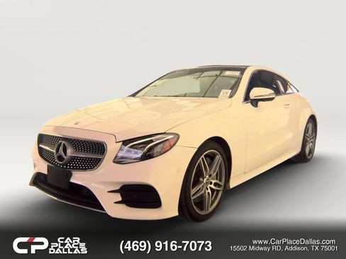 Used 2019 Mercedes-Benz E 450 4MATIC Coupe w/ AMG Line Package image 2