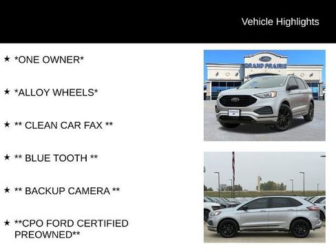Certified 2022 Ford Edge SE w/ Black Appearance Package image 4