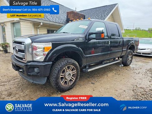 Used 2014 Ford F250 Platinum w/ FX4 Off-Road Package AWD/4WD image 1