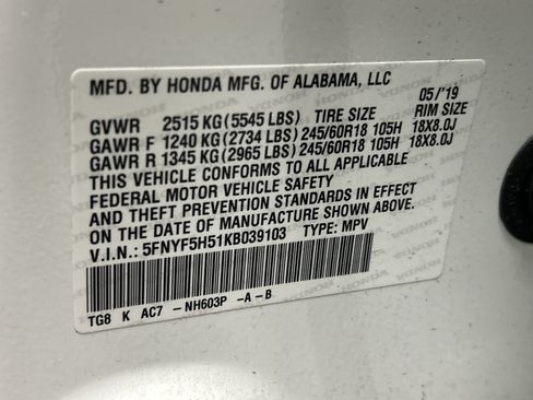 Used 2019 Honda Pilot EX-L image 36