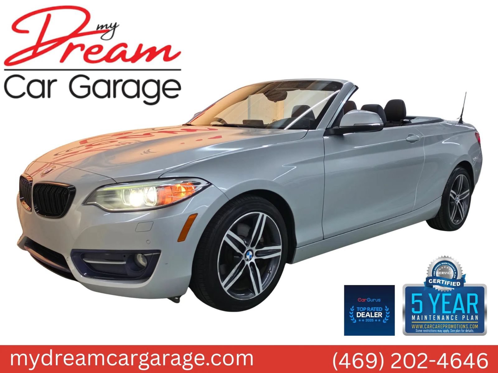 Used 2017 BMW 230i Convertible RWD image 1