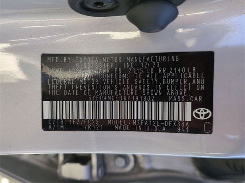 Used 2024 Toyota Corolla SE w/ SE Premium Package image 24