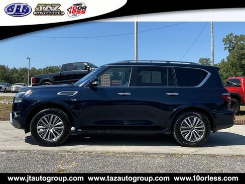 Used 2021 Nissan Armada SL w/ Captain's Chairs Package AWD/4WD image 4