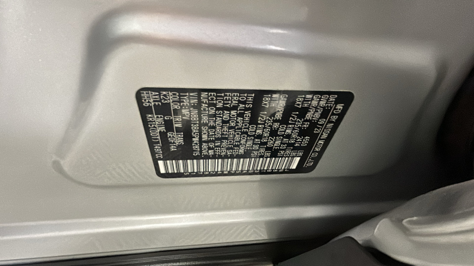 Used 2023 Nissan Rogue SV FWD image 12