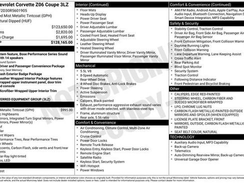 Used 2024 Chevrolet Corvette Z06 image 10