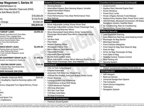 Used 2023 Jeep Wagoneer L Series III w/ Premium Group I image 30