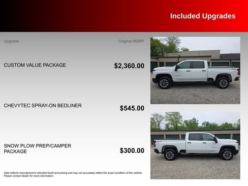 Used 2025 Chevrolet Silverado 2500 Custom w/ Custom Value Package AWD/4WD image 4