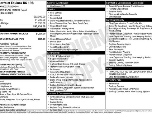 Used 2023 Chevrolet Equinox RS image 27