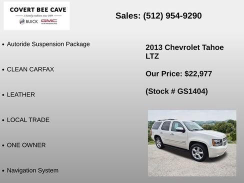 Used 2013 Chevrolet Tahoe LTZ RWD image 6