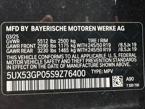 Used 2025 BMW X3 xDrive30i w/ M Sport Package image 11