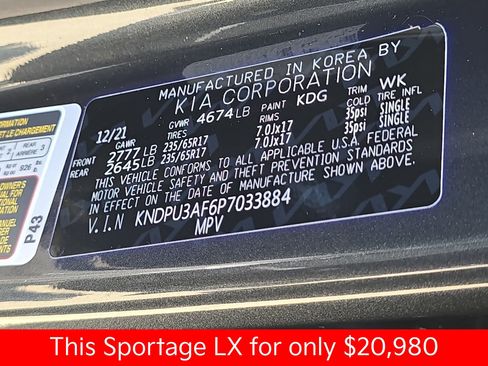 Used 2023 Kia Sportage LX FWD image 40