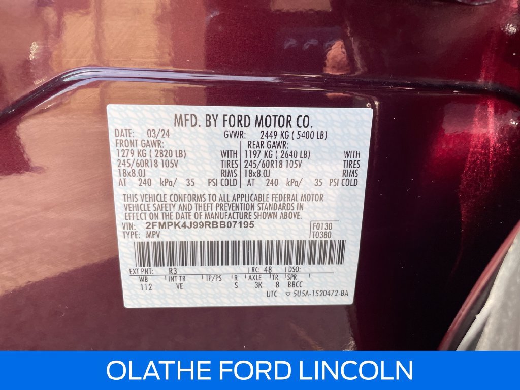 Used 2024 Ford Edge SEL w/ Convenience Package AWD/4WD image 23