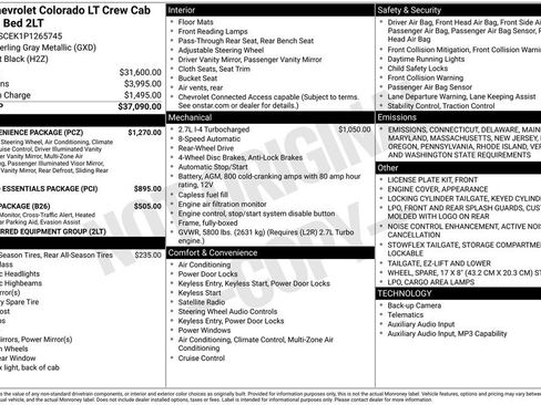 Used 2023 Chevrolet Colorado LT w/ LT Convenience Package image 40