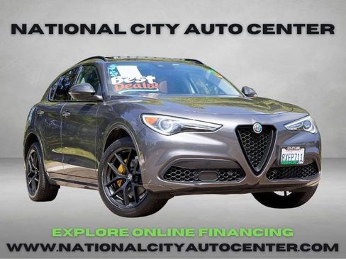 Used 2021 Alfa Romeo Stelvio Ti w/ Nero Edizione image 1