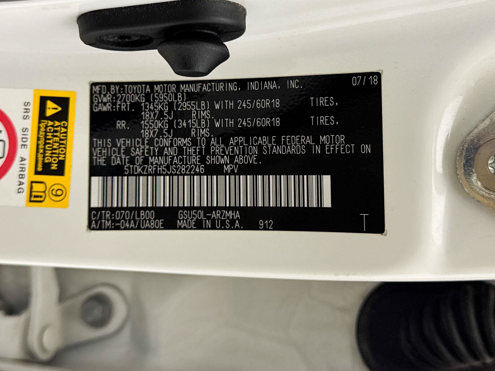 Used 2018 Toyota Highlander XLE FWD image 33