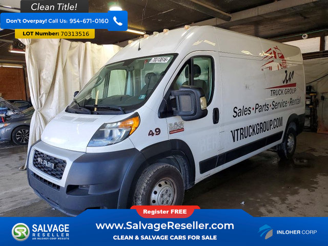 Used 2021 RAM ProMaster 2500 FWD image 1