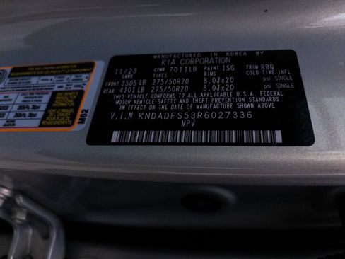 Certified 2024 Kia EV9 Land AWD/4WD image 46