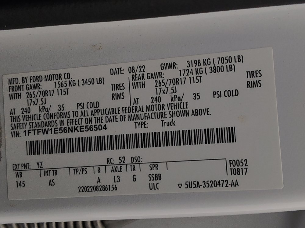 Used 2022 Ford F150 XL w/ Trailer Tow Package AWD/4WD image 33