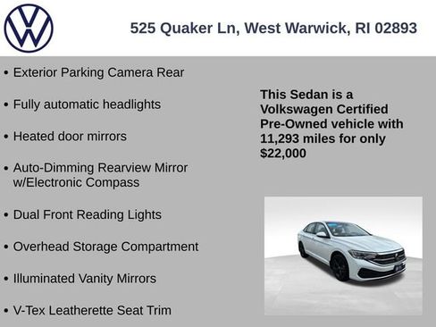 Certified 2023 Volkswagen Jetta SE w/ Panoramic Sunroof Package FWD image 19