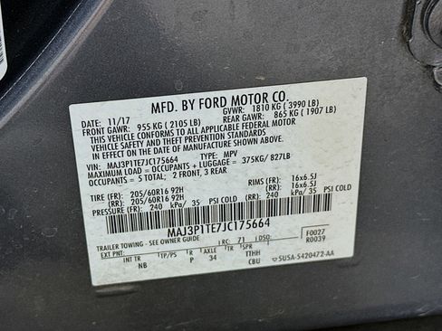 Used 2018 Ford EcoSport SE FWD image 12