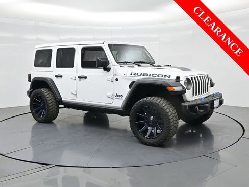 Used 2021 Jeep Wrangler Unlimited Rubicon 4xe w/ Steel Bumper Group image 4