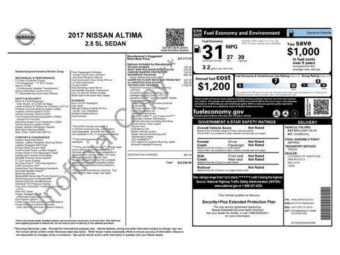 Used 2017 Nissan Altima 2.5 SL w/ 2.5 Technology Package image 3