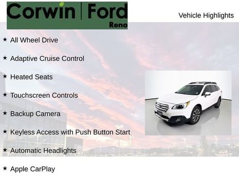 Used 2017 Subaru Outback 2.5i Limited image 8