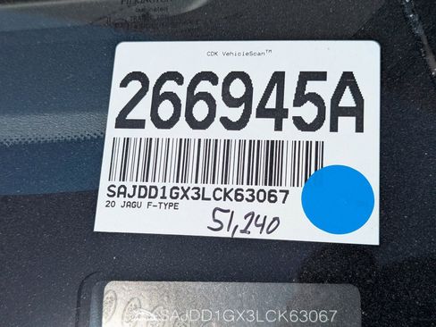 Used 2020 Jaguar F-TYPE Checkered Flag image 39