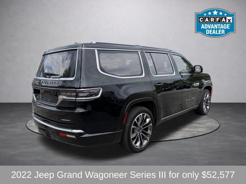 Used 2022 Jeep Grand Wagoneer Series III w/ Rear Seat Video Group 1 AWD/4WD image 3