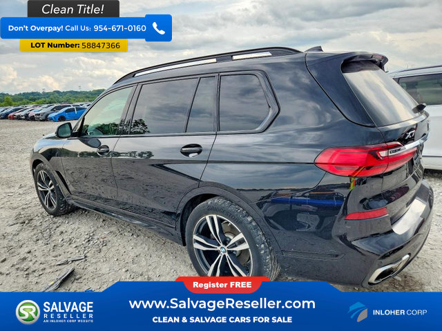 Used 2020 BMW X7 xDrive40i w/ M Sport Package AWD/4WD image 3