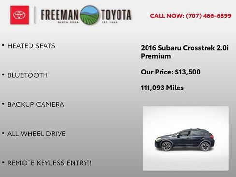 Used 2016 Subaru Crosstrek 2.0i Premium AWD/4WD image 5