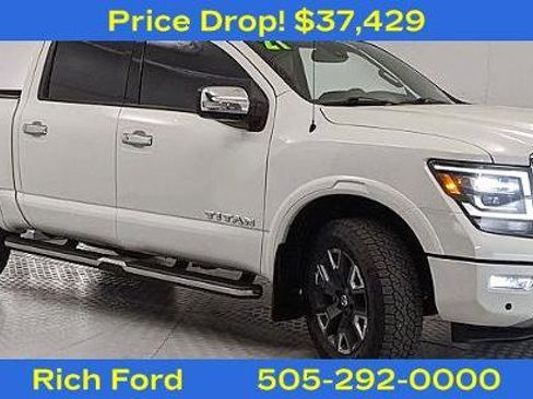 Used 2021 Nissan Titan Platinum Reserve w/ Moonroof Package AWD/4WD image 1