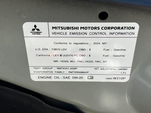 Used 2024 Mitsubishi Mirage ES FWD image 29