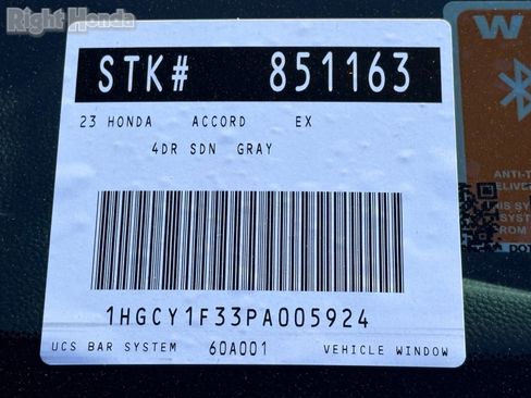 Used 2023 Honda Accord EX image 32