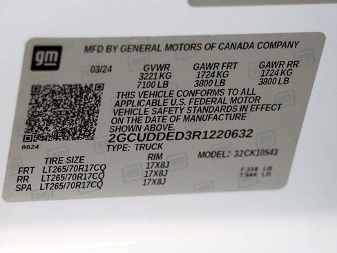 Certified 2024 Chevrolet Silverado 1500 LT w/ Protection Package image 29