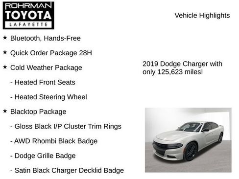 Used 2019 Dodge Charger SXT w/ Blacktop Package AWD/4WD image 7
