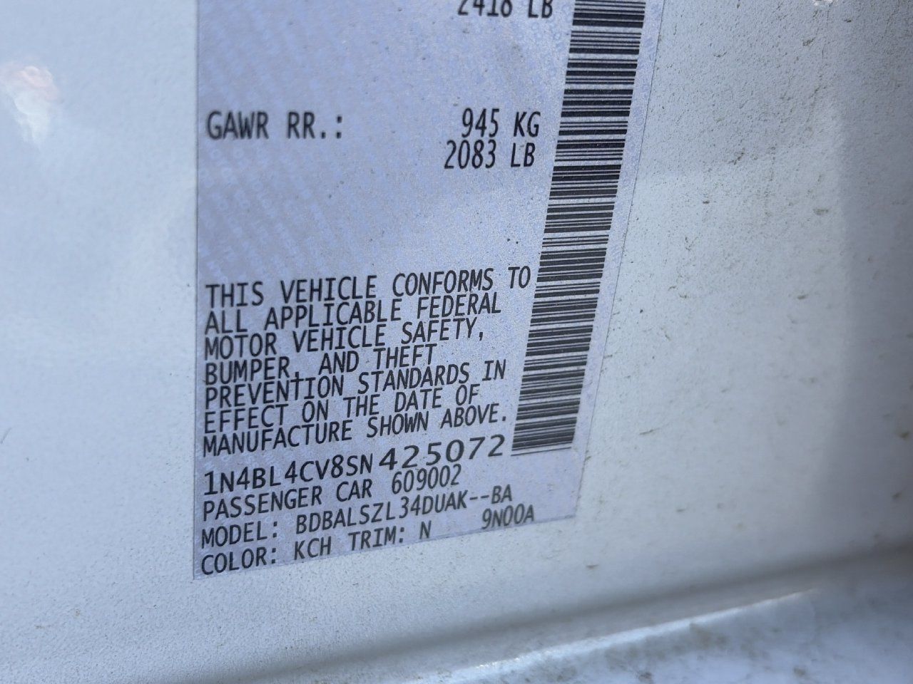 Certified 2025 Nissan Altima 2.5 SR w/ SR Premium Package FWD image 28