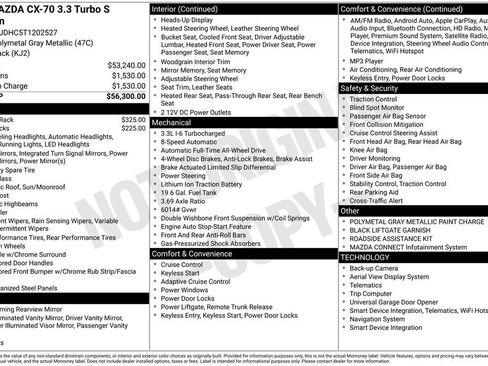 New 2026 MAZDA CX-70 3.3 Turbo S w/ Premium Package image 4