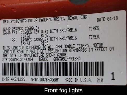 Used 2018 Toyota Tacoma TRD Off-Road image 17