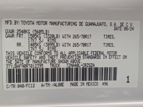 Used 2024 Toyota Tacoma SR5 image 23