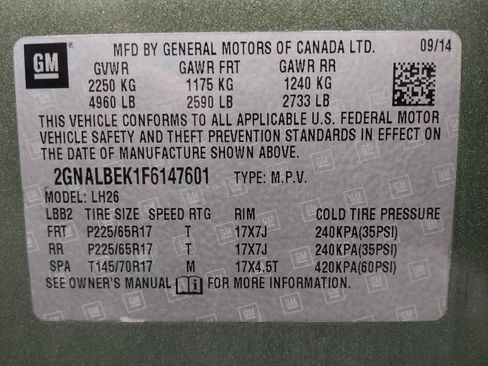 Used 2015 Chevrolet Equinox LT w/ Driver Convenience Package FWD image 33